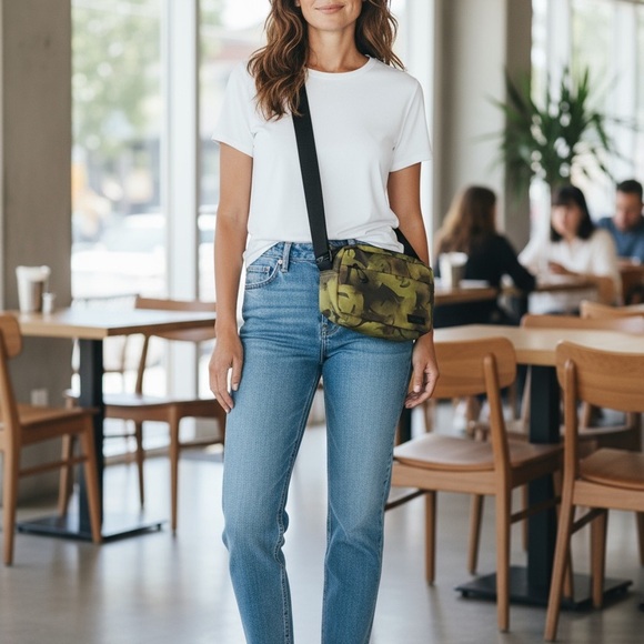 Ganni Green & Black Crossbody Bag Versatile & Stylish - Picture 5 of 16